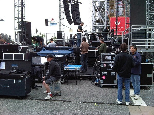 Preparando el escenario