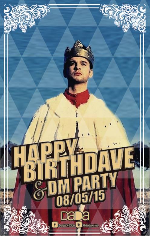 Depeche Mode Party mayo 2015 dada X