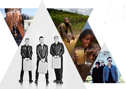 Depeche Mode apoya a charity: water
