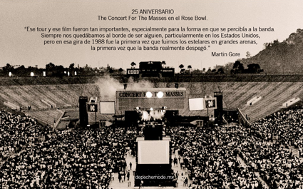 25 años del concierto 101 de Depeche Mode