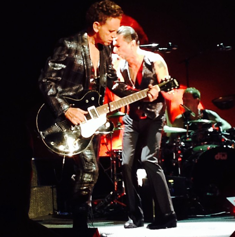 Martin Gore y Dave Gahan en Santa Barbara