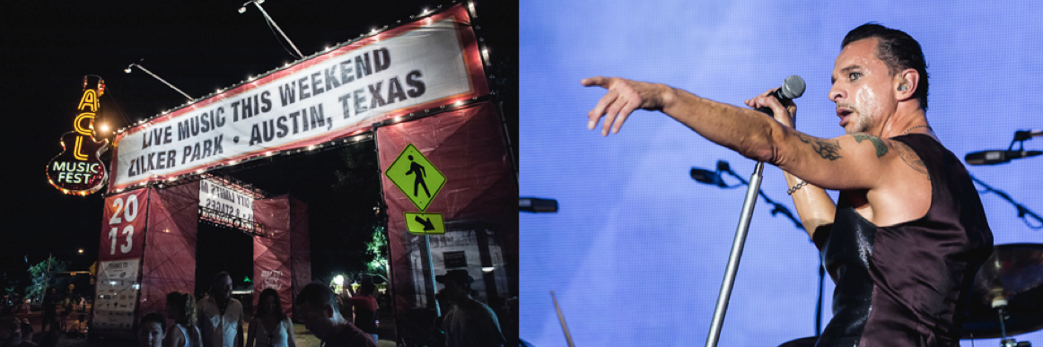 Depeche Mode hoy en el Austin City Limits Festival