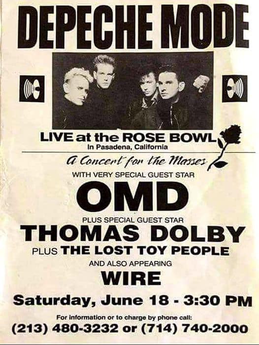 cartel rose bowl depeche mode